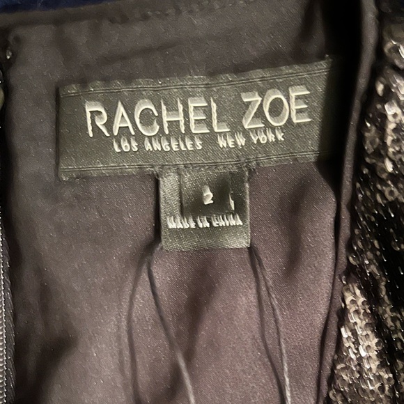 RACHEL ZOE Womens Sequin Clover Baby Doll Blouse, Style # F18T300, Size 2 NWT - Picture 12 of 13